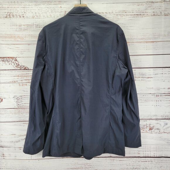 Eddie Bauer Jacket Mens 44 Blue Travex Sport Coat Blazer Travel Performance - Picture 6 of 11